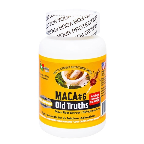 Maca 6 USA hỗ trợ sinh lý nam, Hộp 60 viên