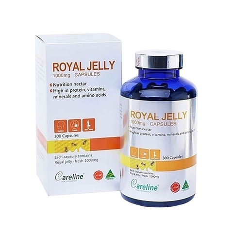 Sữa ong chúa Careline Royal Jelly 1000mg, Chai 300 viên