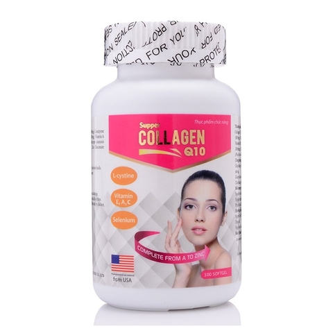 Viên uống đẹp da Super Collagen Q10, Hộp 100 viên