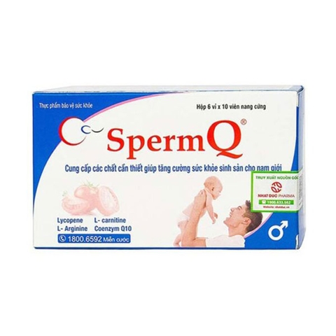 SpermQ tăng chất lượng tinh trùng, Hộp 30 viên