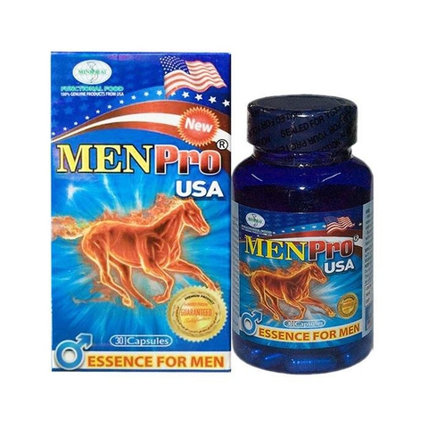 Menpro New tăng cường sinh lý phái mạnh, Hộp 30 viên