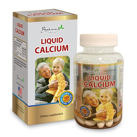 Botania Liquid Calcium, Hộp 80 viên