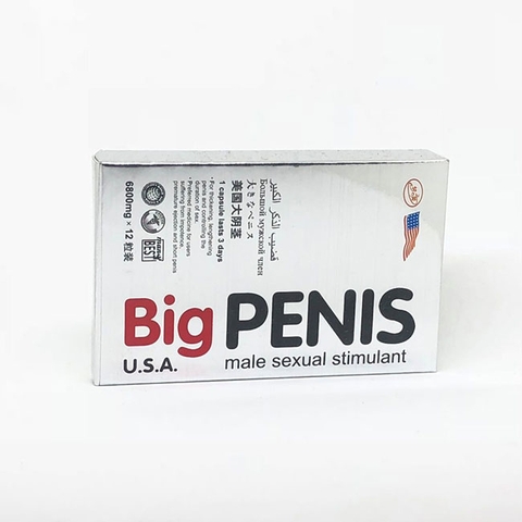 Thuốc cường dương Big Penis 6800mg cực mạnh của Mỹ