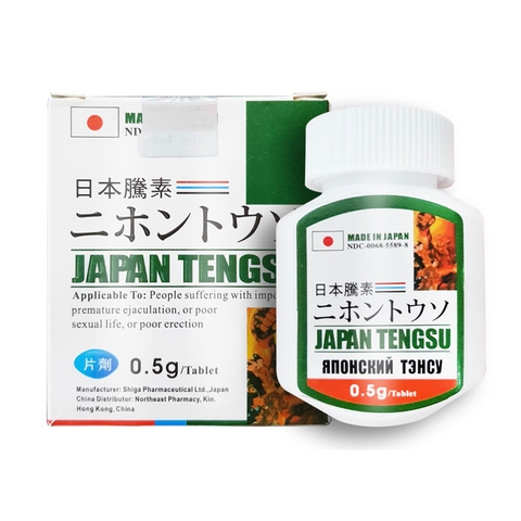 Thuốc cường dương Japan Tengsu Nhật Bản, Hộp 16 viên