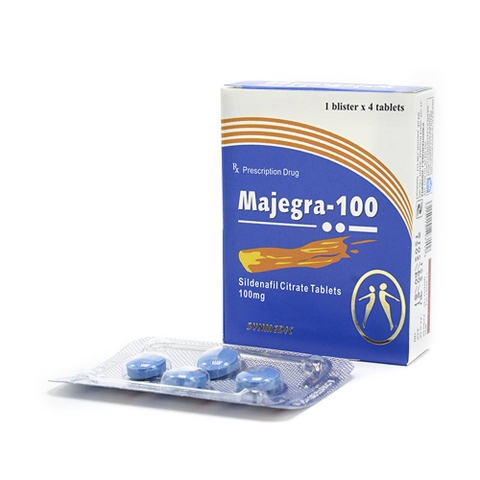 Thuốc cường dương Majegra 100 mg, Hộp 4 viên