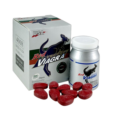 Thuốc cường dương Red Cia-lis Vi-a-gra cực mạnh, Hộp 10 viên