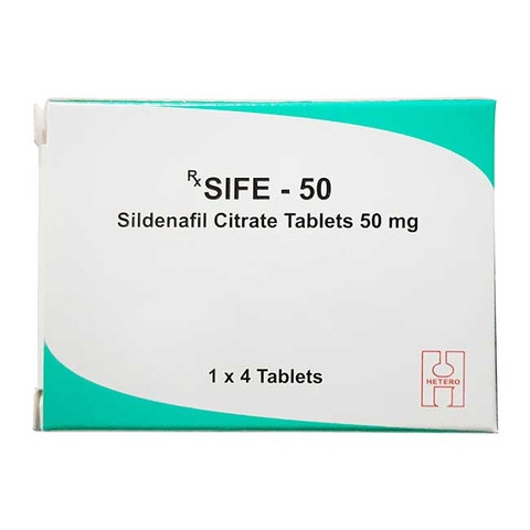 Thuốc cường dương Sife 50 mg, Hộp 4 viên