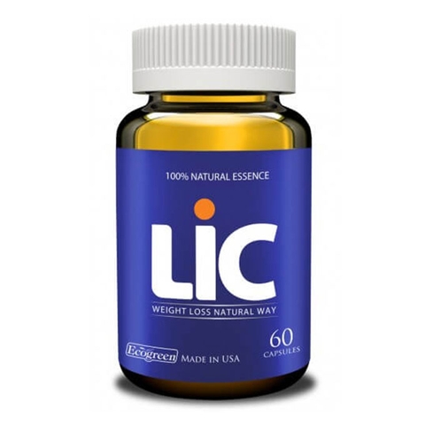 Viên uống giảm cân LIC, Hộp 60 viên
