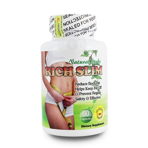 Viên uống giảm cân Rich Slim, Hộp 60 viên
