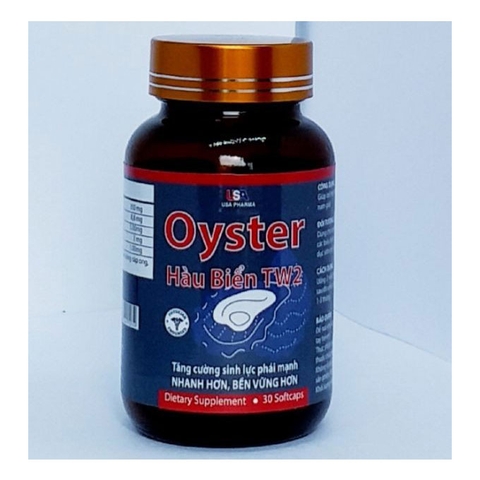 Tinh chất Hàu biển Oyster TW2 USA Pharma, Hộp 30 viên