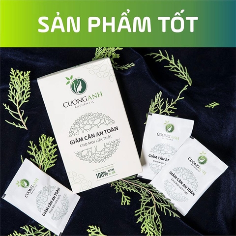 Trà giảm cân Cường Anh thảo mộc tự nhiên, Hộp 15 gói