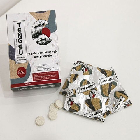 Kẹo ngậm kéo dài thời gian quan hệ Tengsu, Hộp 12 viên