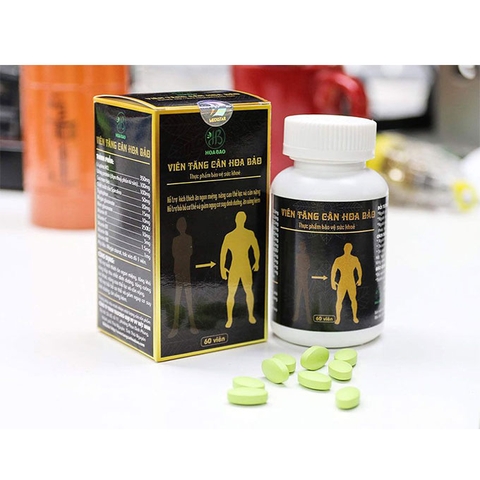 Viên uống tăng cân Hoa Bảo, Hộp 60 viên