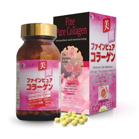 Viên uống Fine Pure Collagen, Hộp 375 viên
