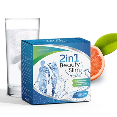 Viên uống giảm cân Beauty Slim 2in1, Hộp 28 viên sủi
