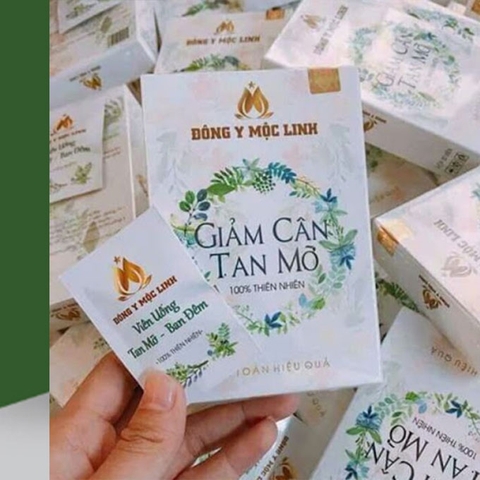 Viên uống giảm cân Đông Y Mộc Linh, Hộp 30 viên