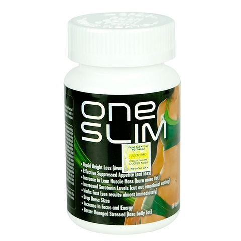 Viên uống giảm cân One Slim USA, Hộp 60 viên