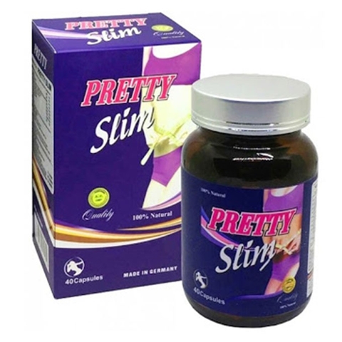 Viên uống giảm cân Pretty Slim của Đức, Hộp 40 viên