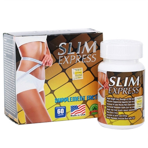 Viên uống giảm cân Slim Express, Hộp 60 viên