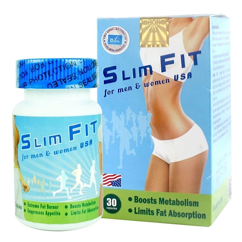 Viên uống giảm cân Slim Fit USA, Hộp 30 viên