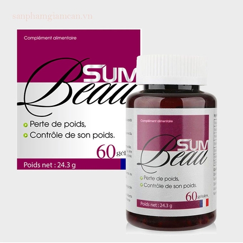 Viên uống giảm cân SumBeau, Hộp 60 viên
