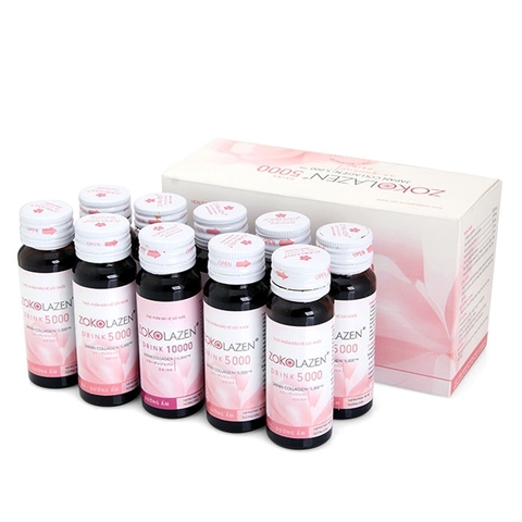 Collagen dạng nước Zokolazen 5000mg Nhật Bản, Hộp 10 chai x 30ml
