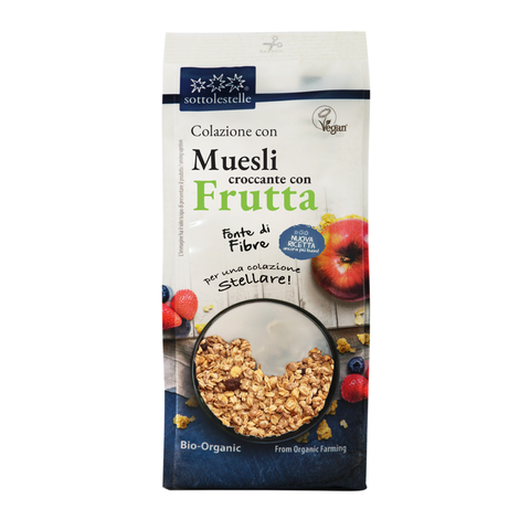 Ngũ Cốc Giòn Muesli mix Berry  hữu cơ  Sottolestelle Organic Crunchy Muesli Mix Berries
