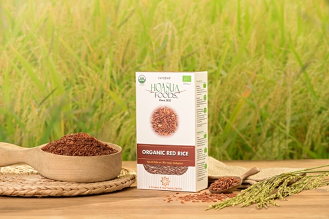 Gạo lứt đỏ hữu cơ Hoa sữa 1kg