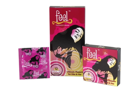 Bao cao su Feel 4 in 1 kéo dài thời gian quan hệ