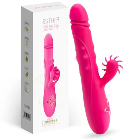 Dương Vật Giả Bi Xoay Rung Thụt Cao Cấp Fanala Esther