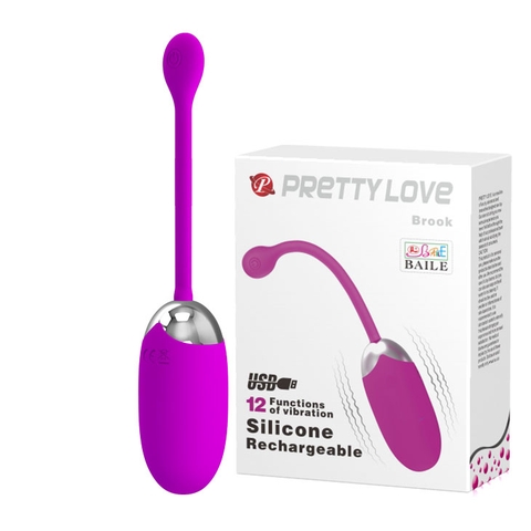 Trứng rung tình yêu Pretty Love Brook cao cấp, massage điểm G