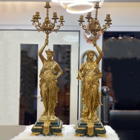 Chân Nến Ormolu Pháp
