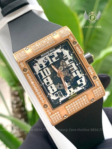 RICHARD MILLE RM 016 ROSE GOLD WITH DIAMOND CASE