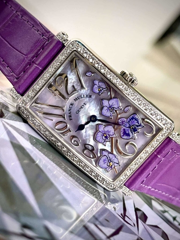 Franck Muller  Long Island-952-Hoa Lan Tím - Limited 28