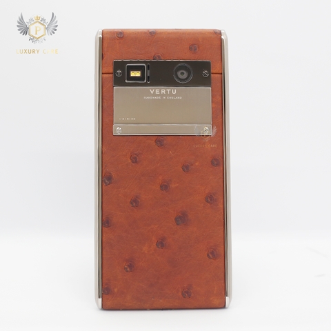 Vertu Aster Cognac Ostrich