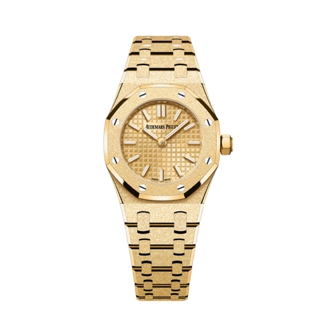 Đồng Hồ Audemars Piguet Royal Oak Mini Frosted Gold Quartz 67630BA.GG.1312BA.01