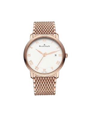 Đồng Hồ Blancpain Villeret Ultraplate Mặt Số Trắng 6224 3642 MMB