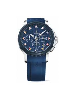 Đồng Hồ Nam Corum Admiral Legend 42mm Chronograph Auto Blue Dial