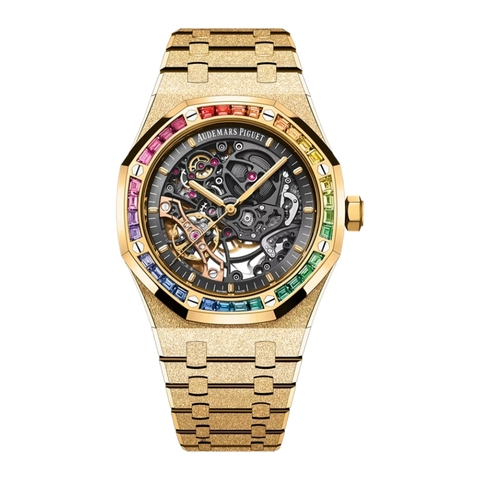 Đồng Hồ Audemars Piguet Royal Oak Frosted Gold Double Balance Wheel Openworked 15412BA.YG.1224BA.01
