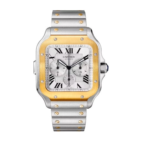 Đồng Hồ Cartier Santos De Cartier Chronograph 44.9mm W2SA0008