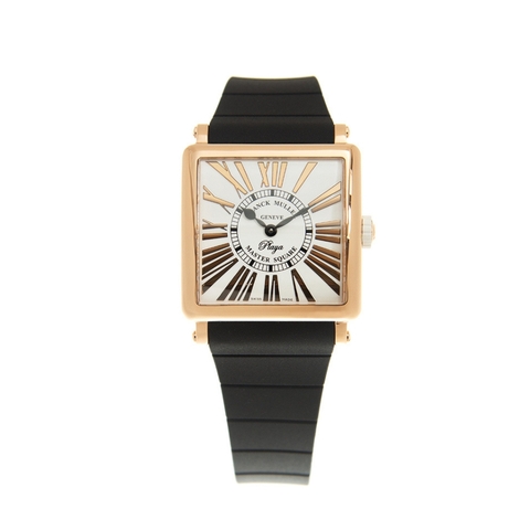 Đồng Hồ Franck Muller Master Square 6002 M QZ REL R PLY (5N) Dây Cao Su Đen