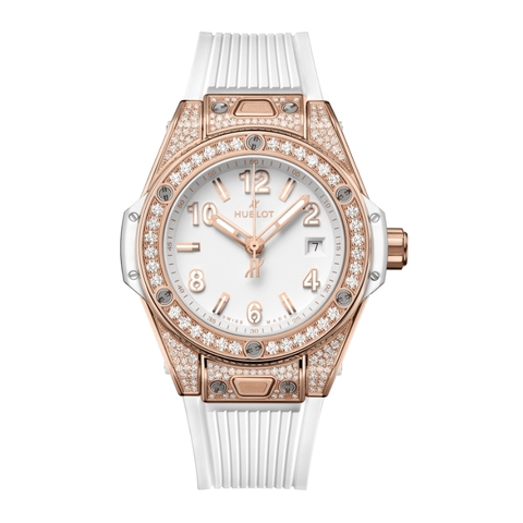 Đồng Hồ Hublot Big Bang One Click King Gold White Pavé 33mm 485.OE.2080.RW.1604