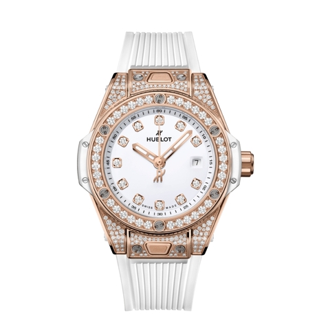 Đồng Hồ Hublot Big Bang One Click King Gold White Pavé 33mm 485.OE.2210.RW.1604