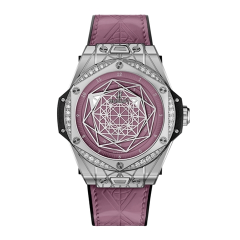 Đồng Hồ Hublot Big Bang One Click Sang Bleu Steel Pink Diamonds 39mm 465.SS.89P7.VR.1204.MXM20