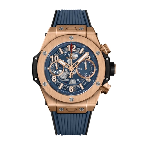 Đồng Hồ Hublot Big Bang Unico King Gold Blue 42mm 441.OX.5189.RX