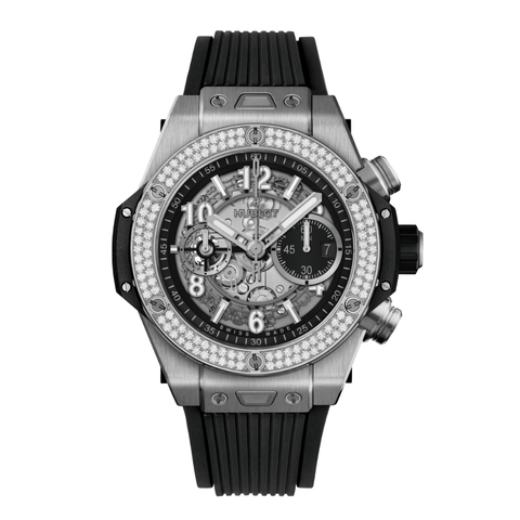 Đồng Hồ Hublot Big Bang Unico Titanium Diamonds 44mm 421.NX.1170.RX.1104