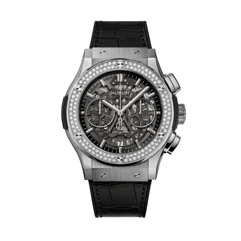 Đồng Hồ Hublot Classic Fusion Aerofusion Titanium Diamonds 45mm 525.NX.0170.LR.1104