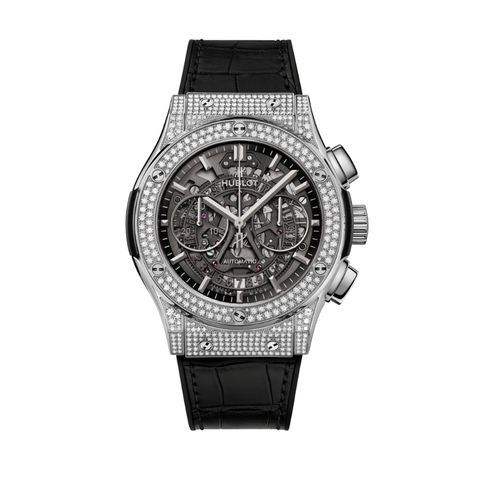 Đồng Hồ Hublot Classic Fusion Aerofusion Titanium Pave 45mm 525.NX.0170.LR.1704
