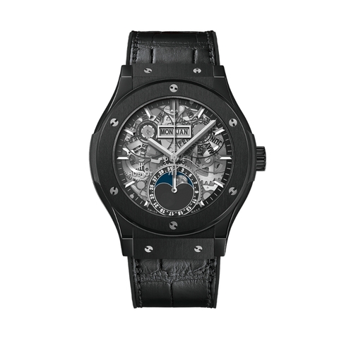 Đồng Hồ Hublot Classic Fusion Aerofusion Moonphase Black Magic 42mm 547.CX.0170.LR