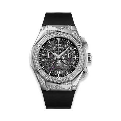 Đồng Hồ Hublot Classic Fusion Aerofusion Chronograph Orlinski Titanium Alternative Pave 525.NX.0170.RX.1804.ORL18
